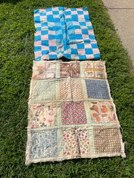 TWO VINTAGE QUILTS