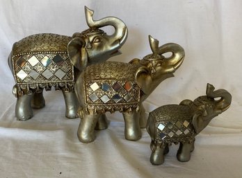 Three Decorative Elephants