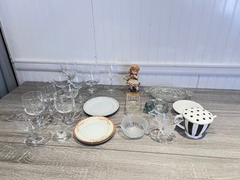 Lot Of Glass And Ceramic Items