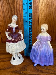 T.K. Porcelain Figurine Made In Occupied Japan And 'marie' Royal Doulton Bone China Made In England Figurines