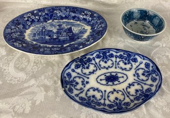 Blue And White Dishes