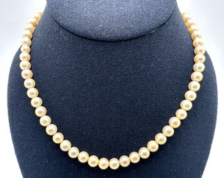 Pearl Necklace In Velvet Box, Japan