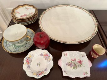 11 Piece Collection Of Vintage China / Porcelain Shelley, Limoge, Royal Doulton, Etc.