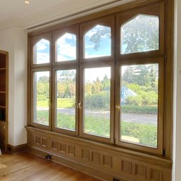 A Set Of Ferco-GU Thermopane Tilt And Turn Windows With Gothic Transom - Living RM