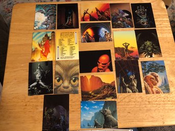 19 Adventures In Fantasy By Michael Whelan Collector Cards.   S127