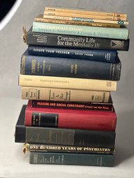 Set Of 15 Vintage Psychology Books Featuring Freud
