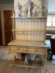 Large Baker's Rack With Two Drawers