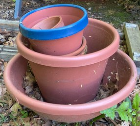 Planters Plastic And Terra Cotta