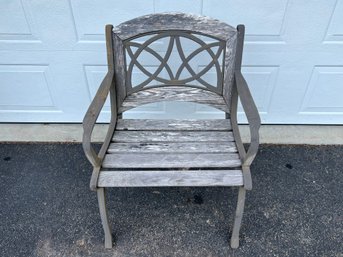 Heavy Cast Iron And Wood Bench