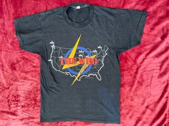 1980 Vintage 'The Who' Concert Tour T-shirt