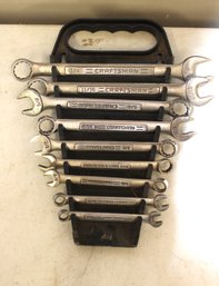 Vintage Craftsman Sae Combination Wrench Set Of 9