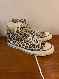 Converse Chuck Taylor Hi Top Leopard /Jaguar Print Shoes Mens Size 11