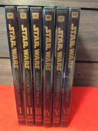 Star Wars Episodes 1-6 DVD Lot - A