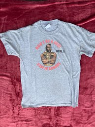Mr. T 'don't Be A Fool, Stay In School' Printed T-shirt