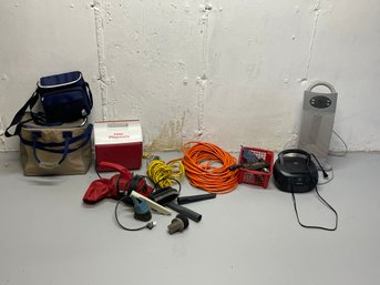 Coolers Extension Cord Space Heater Vacuum Tool Lot