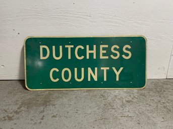 Dutchess County Highway Sign