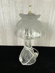 Vintage Imperlux West Germany Hand Cut Lead Crystal Lamp