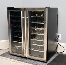 Intertek Wine Enthusiast  48-Bottle Dual Zone  Silent Wine Refrigerator