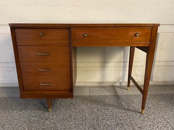 Vintage Mid Century Converted Sewing Table Writing Desk