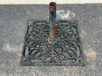 Large Heavy Cast Iron Patio Umbrella Base