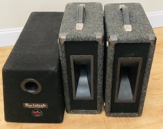 Trio Of Macintosh PA Speakers