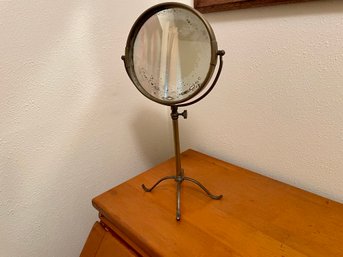 Vintage Brass Vanity Table Top Mirror