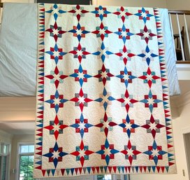 Skyrocket, An American Vintage Quilt, Signed