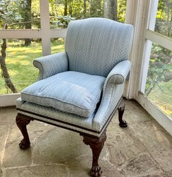 Mid Century Custom Upholstered Chair Wirth Claw Feet