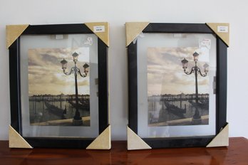 Pair Of Float Wall Frames Black  12 3/8 X 15 3/4 Inoriginal Packaging