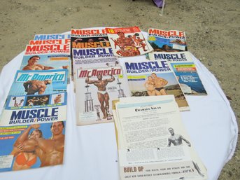 Vintage Muscle Man Magazines Schwarzrnegger Atlas