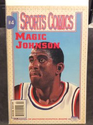 1993 Personality Sports Comics Magic Johnson #4 - M
