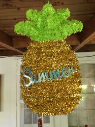 Large Summer Pineapple Hanging Party Decoration Greeting Art Sun Catcher