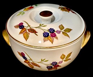 Vintage Royal Worcester Evesham Casserole Dish W/ Lid