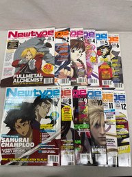 Newtype Magazines 2005 #1-12 Includes January-December 2005 DVDs