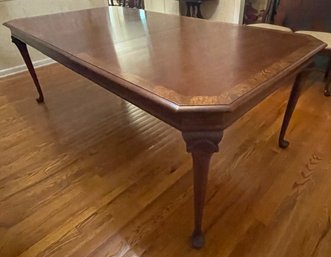 Handsome Nicely Detailed Dining Room Table (Chairs Listed Separately)