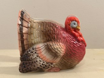 Vintage Otagiri Japan Ceramic Turkey Napkin Holder