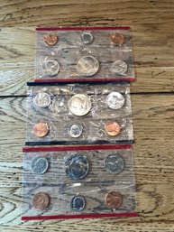 3 - 1984 Uncirculated Coin Sets - 2 1984D & 1 1984P.     Lot 50