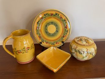 Gorgeous Handmade French Pottery Grouping