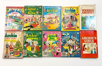 Lot Of 1970s Archie Paperback Comic Books