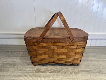 Antique Picnic Basket