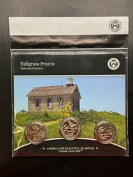 America The Beautiful 3 Coin Set Tallgrass Prairie National Preserve