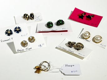 Vintage Earrings - Clips, Hoops, And More