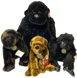 Plush Gorillas (4 Gorillas)