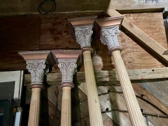 Carved Wood Composite Architectural Columns (4)