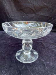 Cut Crystal Pedestal Candy Dish