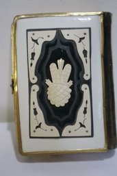 1930's Prayer Book Hebrew And English Bound In Czecho-Slovakia With Celluloid, Carved Bone And Velvet