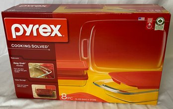 New In Box Pyrex Glass Bake N Store