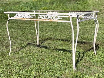 A Vintage Wrought Iron Table Base, Possibly Woodard