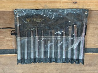 An Industrial Quality Punch & Chisel Set By Central Force, 12-Piece