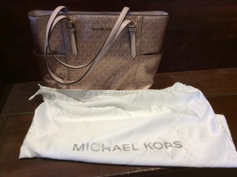 Michael Kors Rose Gold Purse With Dust Bag